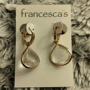 Crystal drop earrings